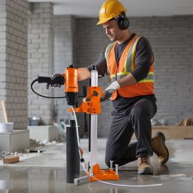 Diamond Core Drill Machine Handheld And Stand Concrete Core Drill Rig 8 In (Option: MULTICOLOR)
