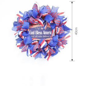 1PC Wooden tags for Independence Day, patriotic American homes, rural areas, wooden walls, door decorations, wooden crafts (Color: 100, size: 30*30*0.5cm)